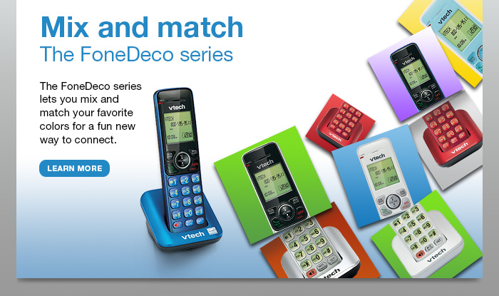 Mix and match - The FoneDeco Series