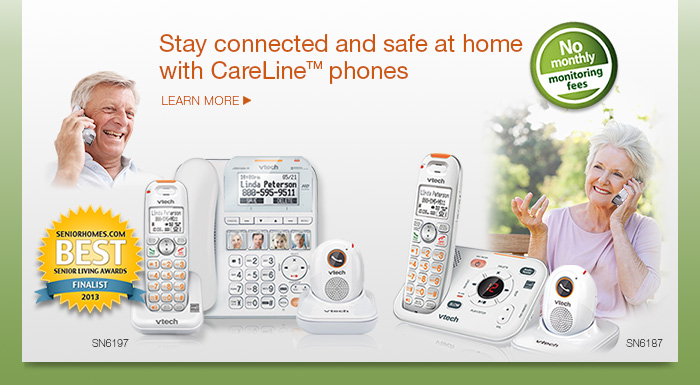 Stay connected and safe at home with CareLine™  phones - SN6197 and SN6187