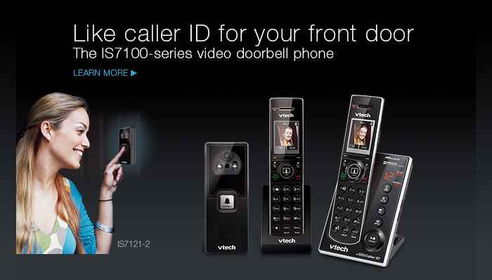 Like caller ID for your front door. The IS7100-series video doorbell phone. - IS7121-2