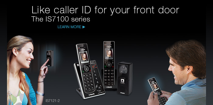 Like caller ID for your front door. The IS7100 series. - IS7121-2