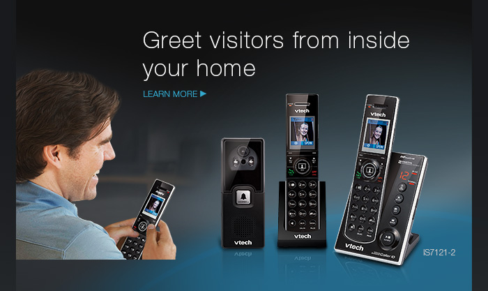 Greet visitors from inside your home - IS7121-2