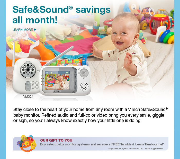 Safe&Sound® savings all month!
