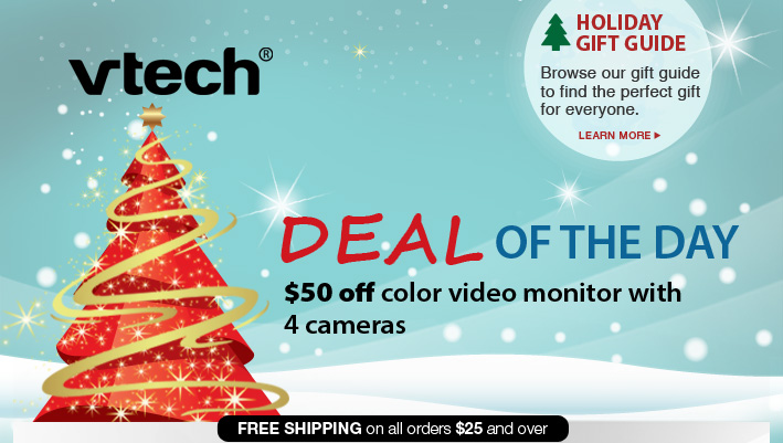 $50 off color video monitor with 4 cameras 