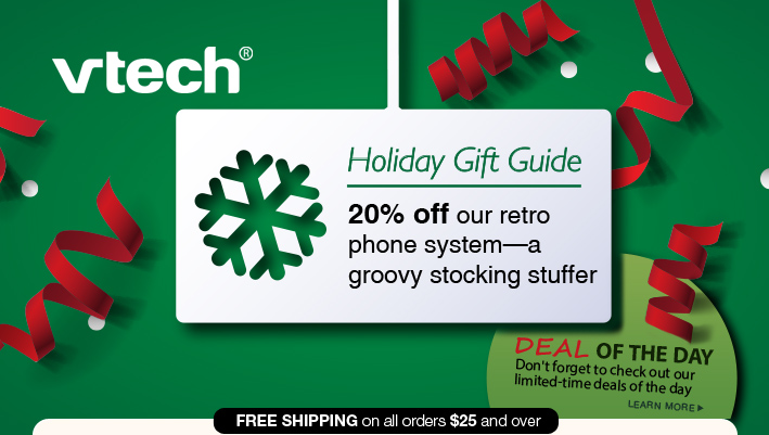 20% off our retro phone system--a groovy stocking stuffer