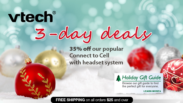 35% off our popular Connect to Cell with headset system