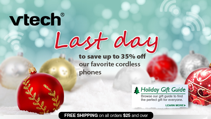 Last day to save up to 35% off our favorite cordless phones