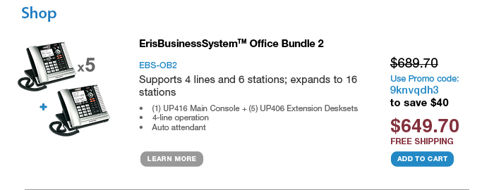 ErisBusinessSystem™ Office Bundle 2 - EBS-OB2 - WAS $689.70 - NOW $649.70 - FREE SHIPPING