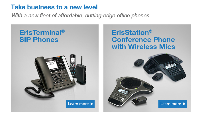 Take business to a new level
With a new fleet of affordable, cutting-edge office phones