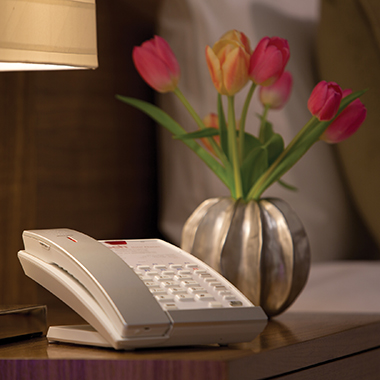 1-Line Analog Corded Phone - VTech® Hotel Phones