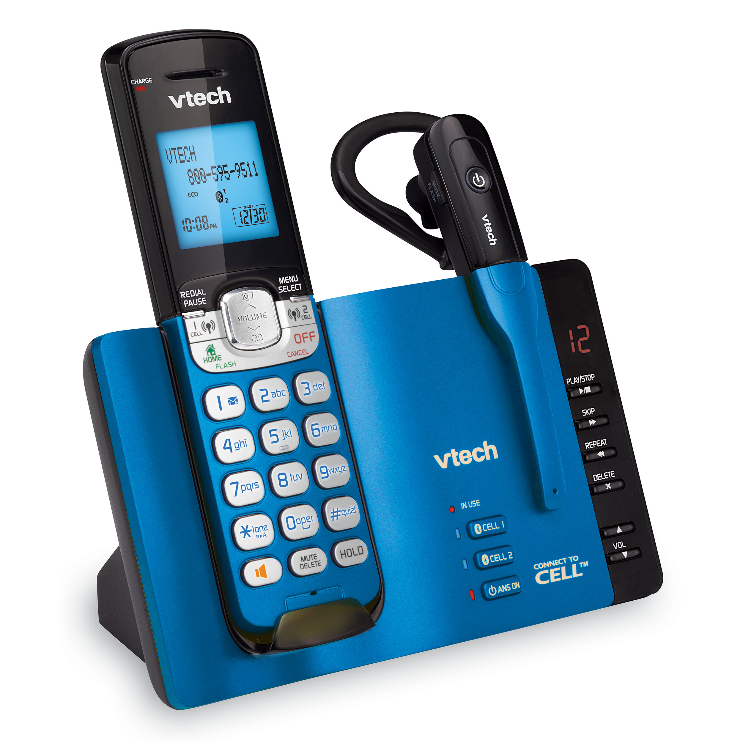 Telephone hook up to cell phone