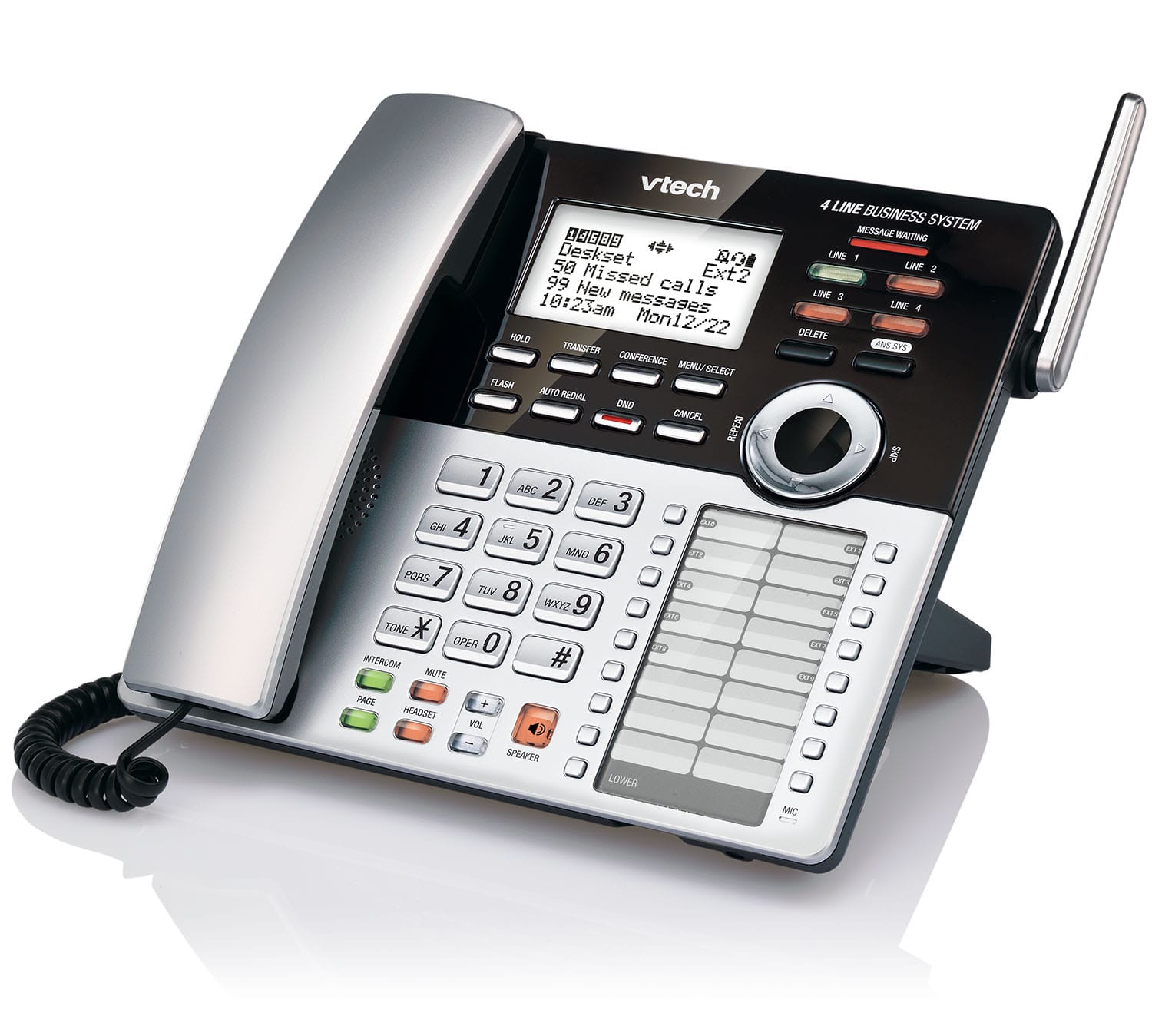 4 lines cordless phone